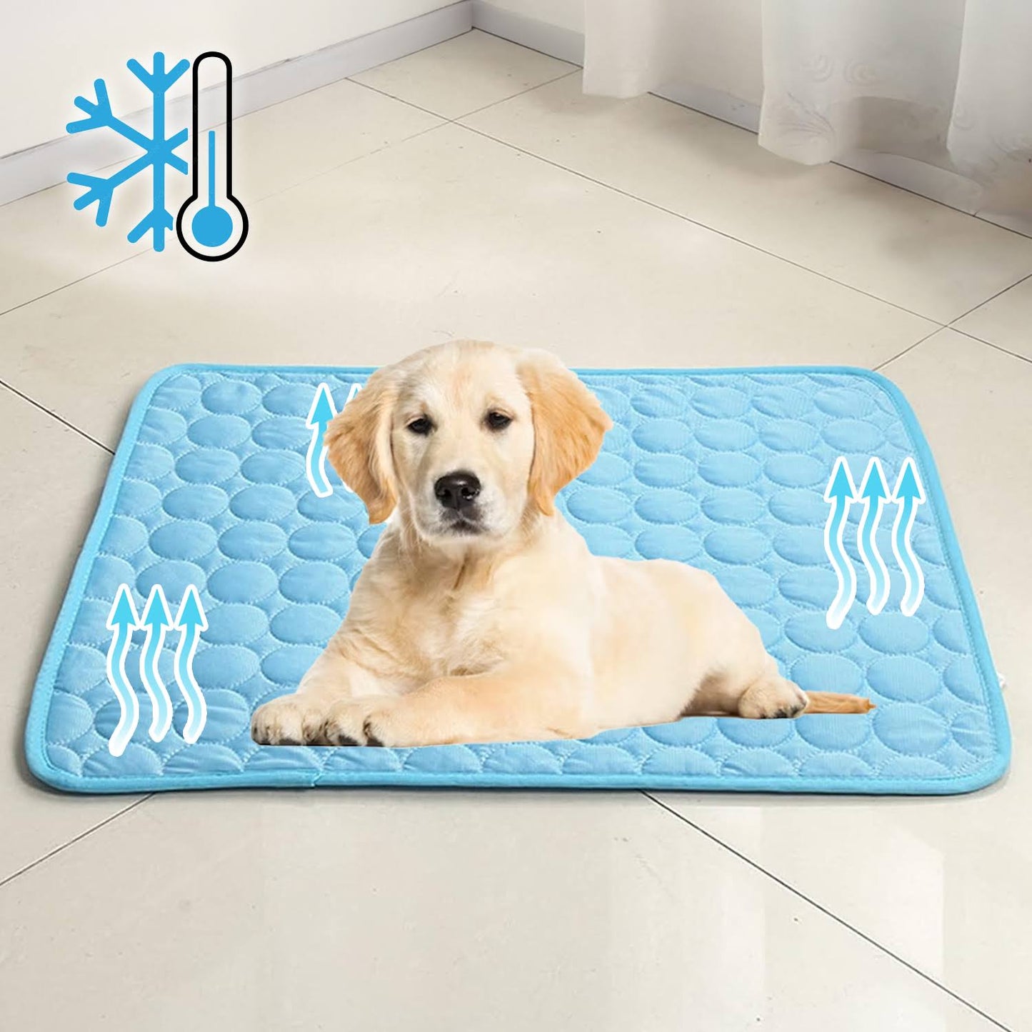 Pet Cooling Mat | Instant Cooling Technology | Prevents Heat Stress | No Water or Electricity Needed | Dogs & Cats