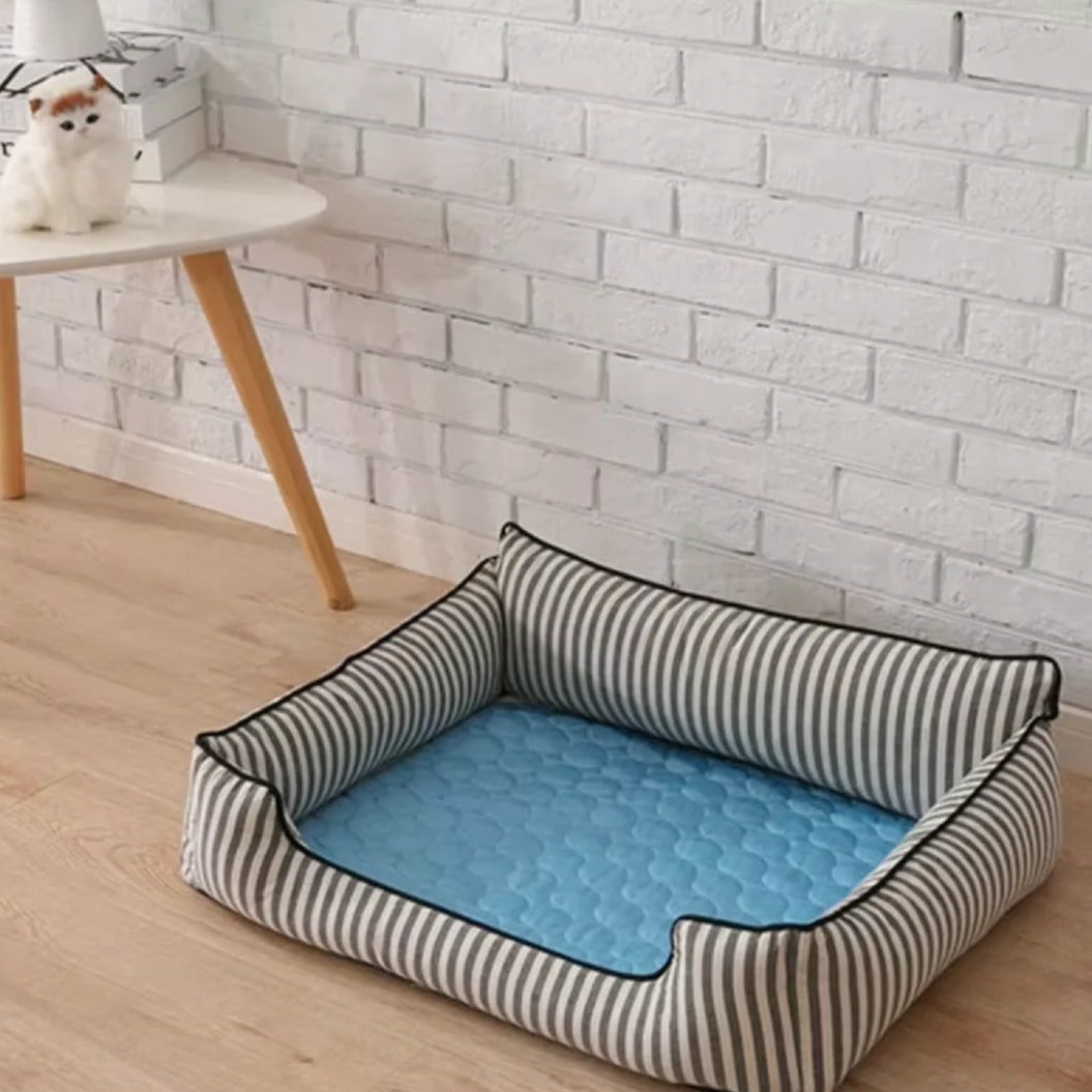 Dog Cooling Mat | Quilted Cool-Touch Pad, Washable, S to 2XL