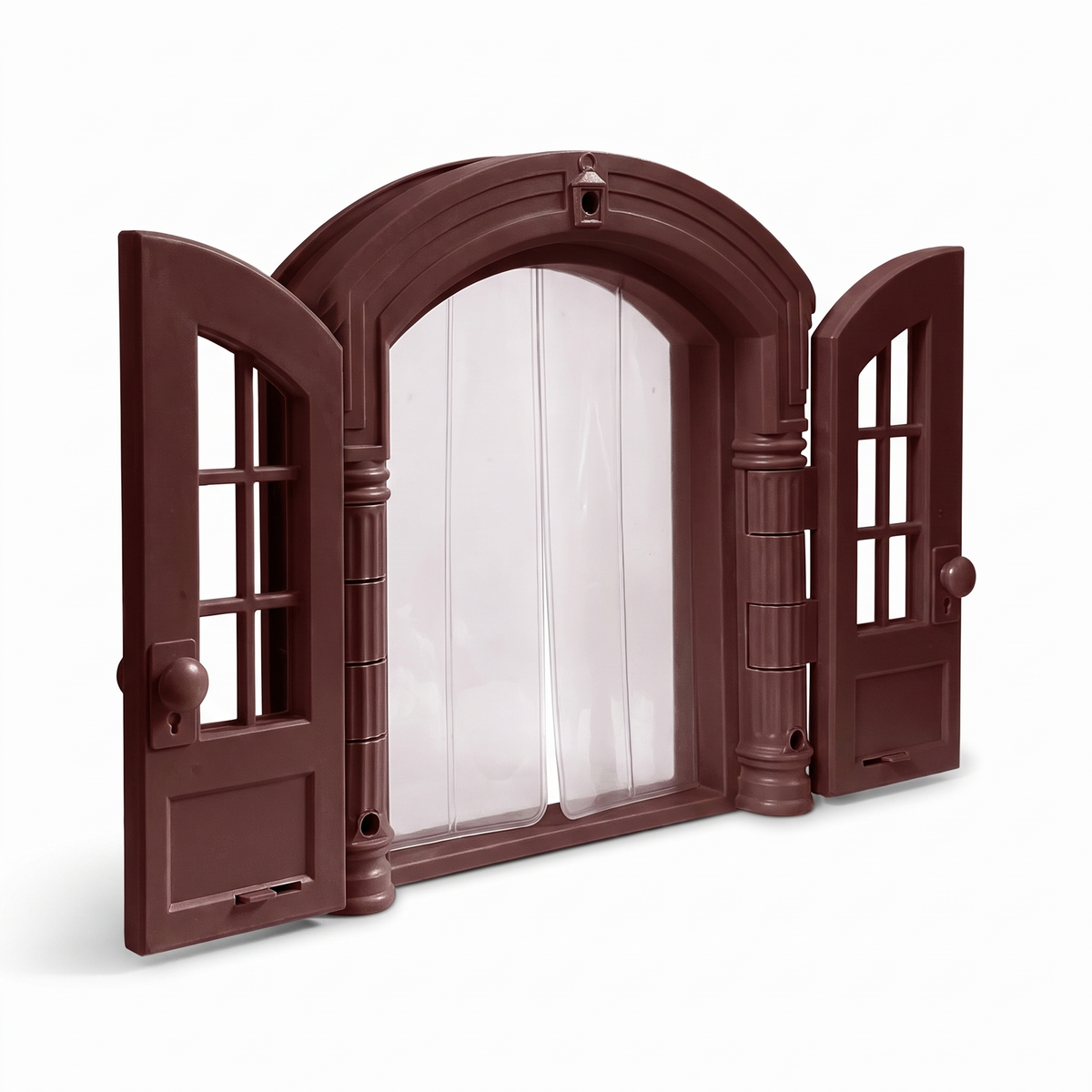 Cat Door for Doors and Walls | Arched Double Door Design | Lockable