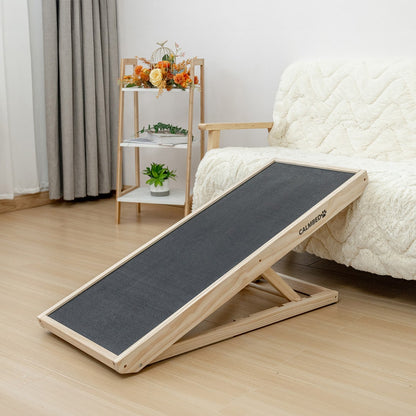 Adjustable Dog Ramp for Couch and Bed | 4 Heights, Non-Slip Rubber Surface