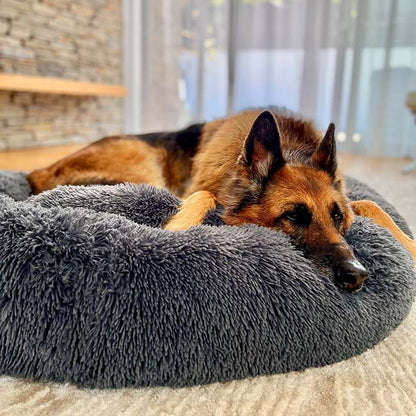 Calming Dog Bed | Anxiety & Stress Relief | Orthopedic Joint Support | Ultra-Soft Plush | All Breeds & Sizes
