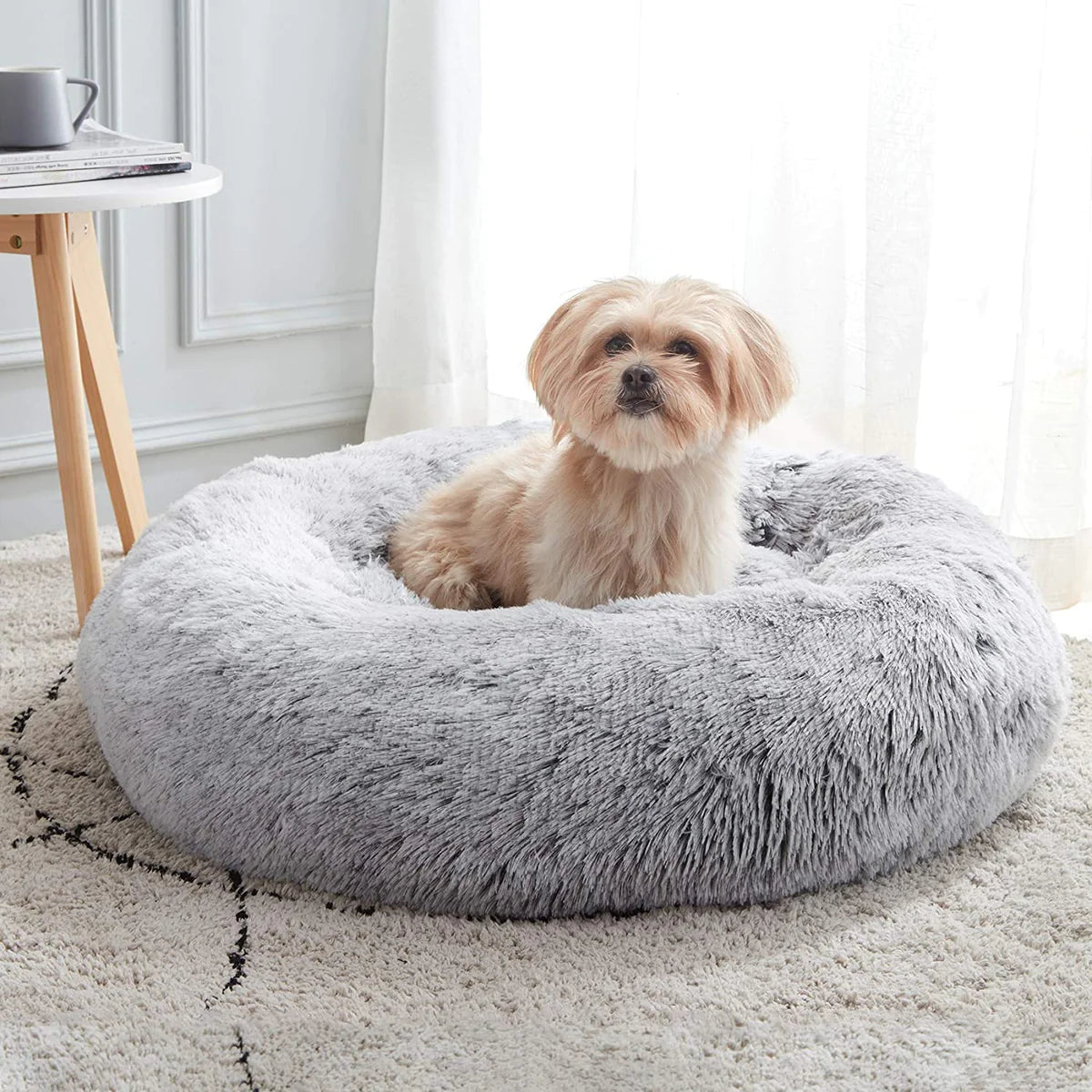 Calming Dog Bed | Anxiety & Stress Relief | Orthopedic Joint Support | Ultra-Soft Plush | All Breeds & Sizes