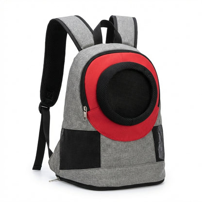 Cat Carrier Travel Backpack | Oxford Mesh | Front & Back Wear