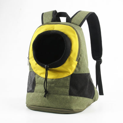 Cat Carrier Travel Backpack | Oxford Mesh | Front & Back Wear