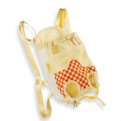 Cat Front Carrier Backpack | Hands-Free | Polyester Cotton Sling Bag