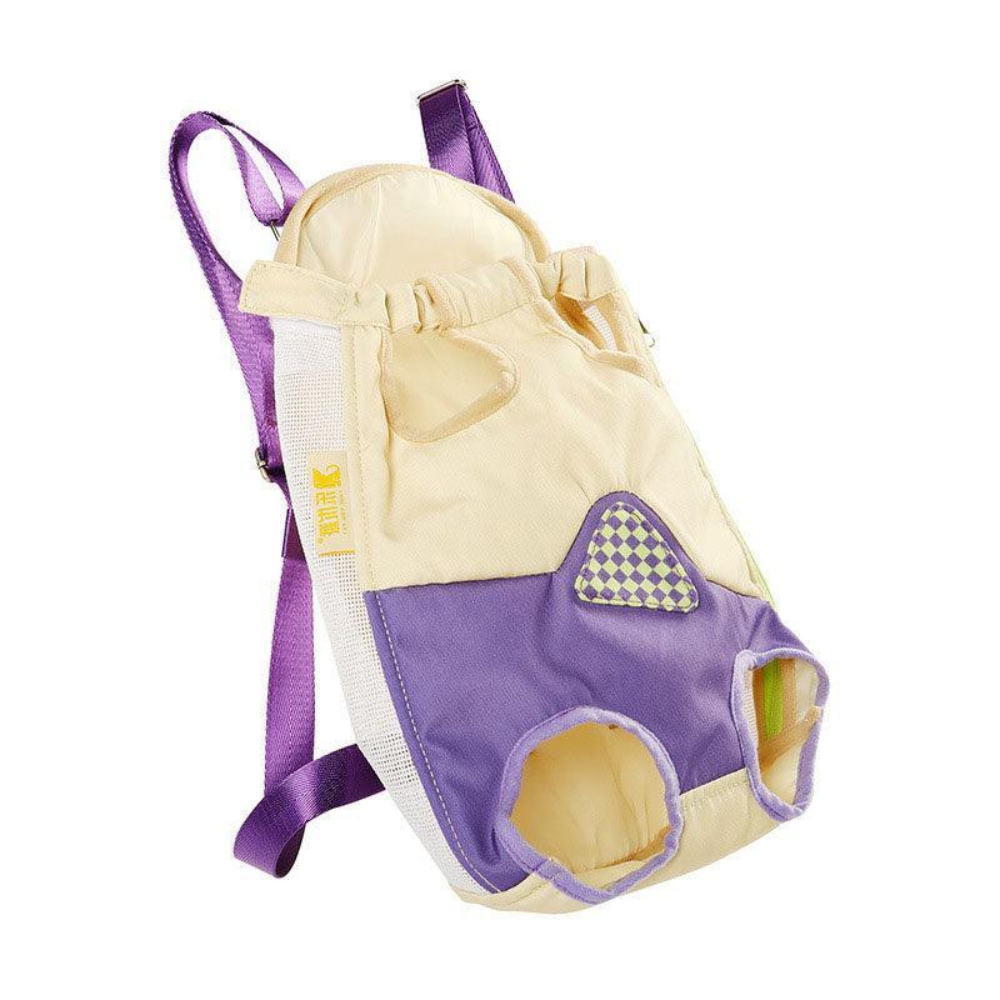 Cat Front Carrier Backpack | Hands-Free | Polyester Cotton Sling Bag