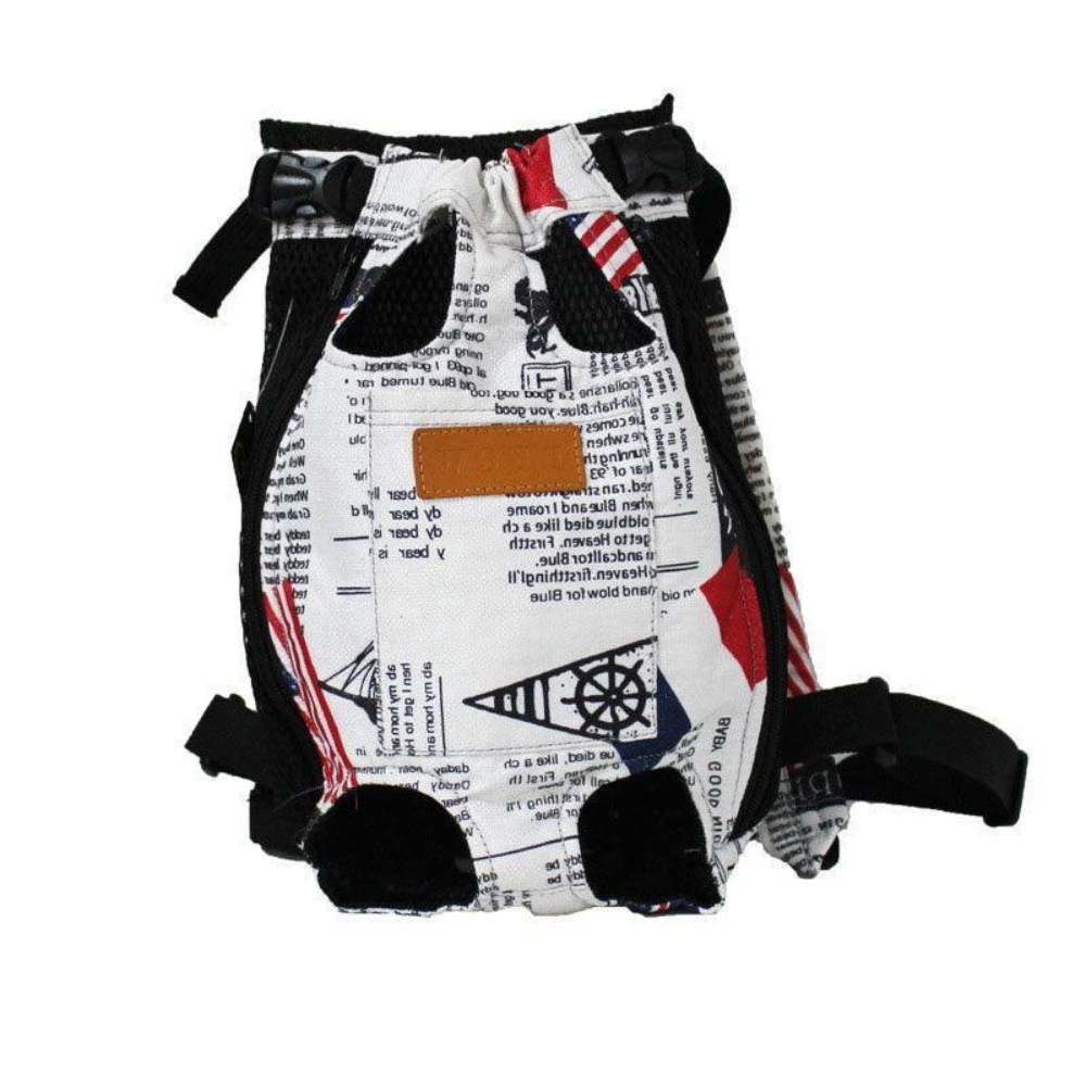 Cat Front Carrier Backpack | Hands-Free | Polyester Cotton Sling Bag