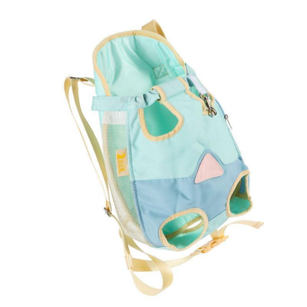 Cat Front Carrier Backpack | Hands-Free | Polyester Cotton Sling Bag