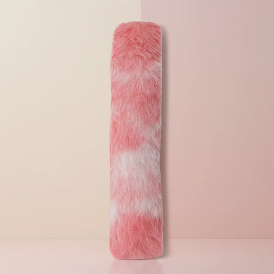 Plush Cat Kicker Toy | Fluffy Tie-Dye Pillow, 7.9 in
