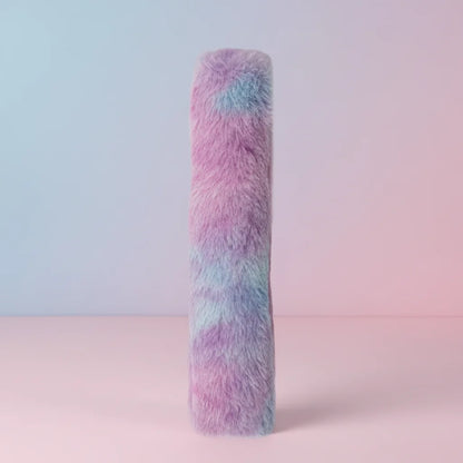 Plush Cat Kicker Toy | Fluffy Tie-Dye Pillow, 7.9 in