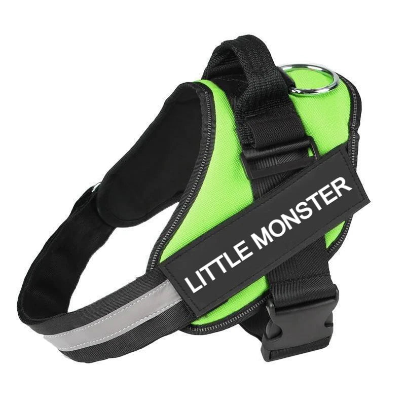Custom No Pull Dog Harness | Personalised with Name & Number | Better Control | Prevents Throat Damage | XS to XXL