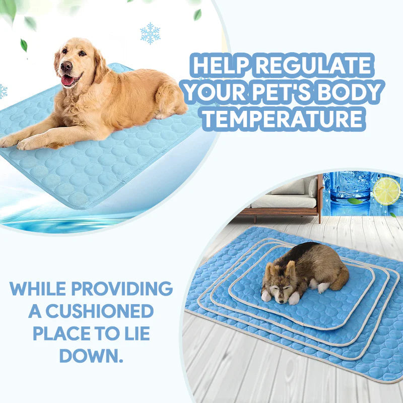 Pet Cooling Mat | Instant Cooling Technology | Prevents Heat Stress | No Water or Electricity Needed | Dogs & Cats
