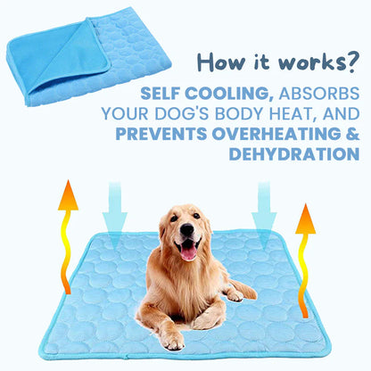 Pet Cooling Mat | Instant Cooling Technology | Prevents Heat Stress | No Water or Electricity Needed | Dogs & Cats