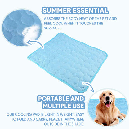 Pet Cooling Mat | Instant Cooling Technology | Prevents Heat Stress | No Water or Electricity Needed | Dogs & Cats