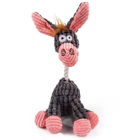 Plush Dog Chew Toy | Squeaky & Bite-Resistant | Mental Stimulation & Stress Relief | 17 Characters | All Breeds