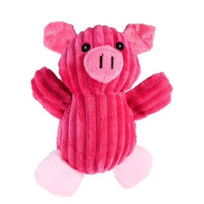 Plush Dog Chew Toy | Squeaky & Bite-Resistant | Mental Stimulation & Stress Relief | 17 Characters | All Breeds
