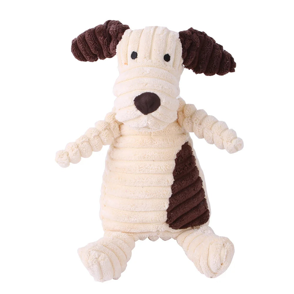 Plush Dog Chew Toy | Squeaky & Bite-Resistant | Mental Stimulation & Stress Relief | 17 Characters | All Breeds
