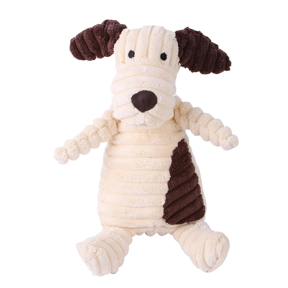 Plush Dog Chew Toy | Squeaky & Bite-Resistant | Mental Stimulation & Stress Relief | 17 Characters | All Breeds