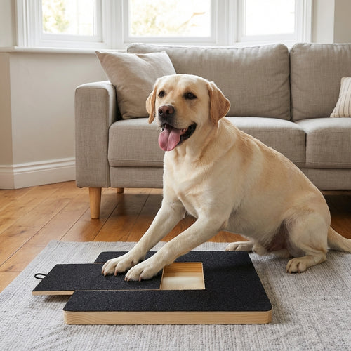 Dog Nail Filing Board | Solid Wood Base & Emery Surface | 30 × 20 cm