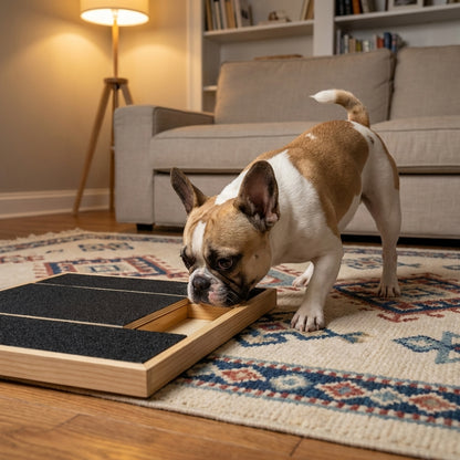 Dog Nail Filing Board | Solid Wood Base & Emery Surface | 30 × 20 cm
