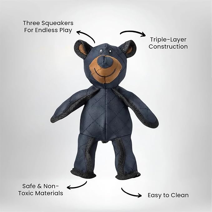 ToughBear 2.0 Heavy Duty Dog Chew Toy | Reinforced for Strong Chewers | Dental Health & Stress Relief