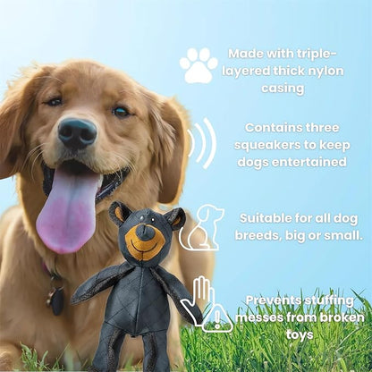 ToughBear 2.0 Heavy Duty Dog Chew Toy | Reinforced for Strong Chewers | Dental Health & Stress Relief
