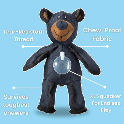 ToughBear 2.0 Heavy Duty Dog Chew Toy | Reinforced for Strong Chewers | Dental Health & Stress Relief