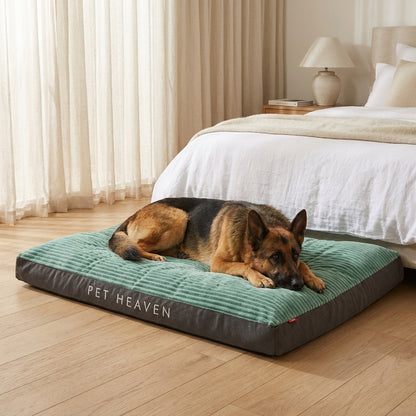 Flat Dog Bed with Removable Fleece Cover | Polyester Fill | L / XL / XXL
