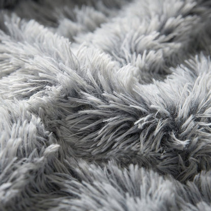 Fluffy Long-Pile Sofa Cover for Dogs & Cats | Raised Edges | S / M / L