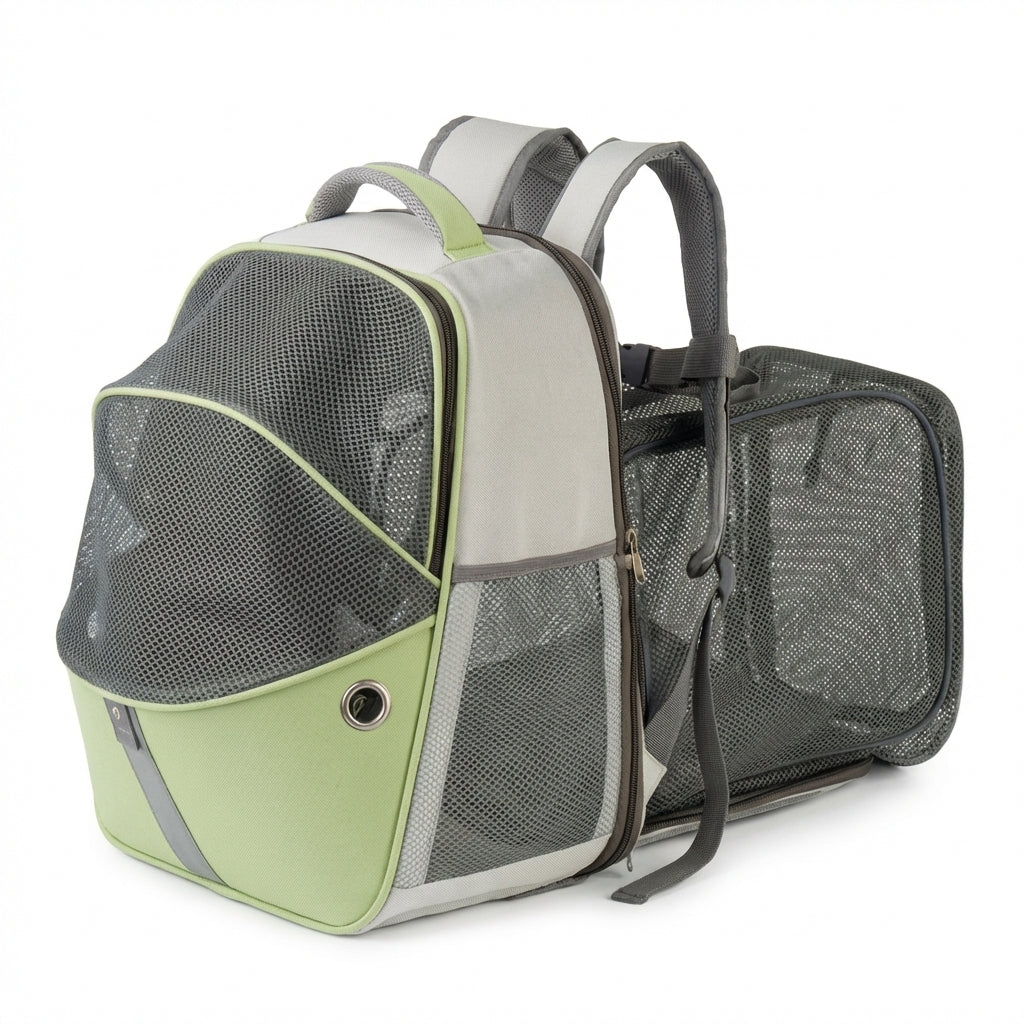 Foldable & Expandable Cat Carrier Backpack | Mesh Ventilation | 3 Colours