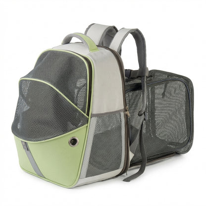 Foldable & Expandable Cat Carrier Backpack | Mesh Ventilation | 3 Colours