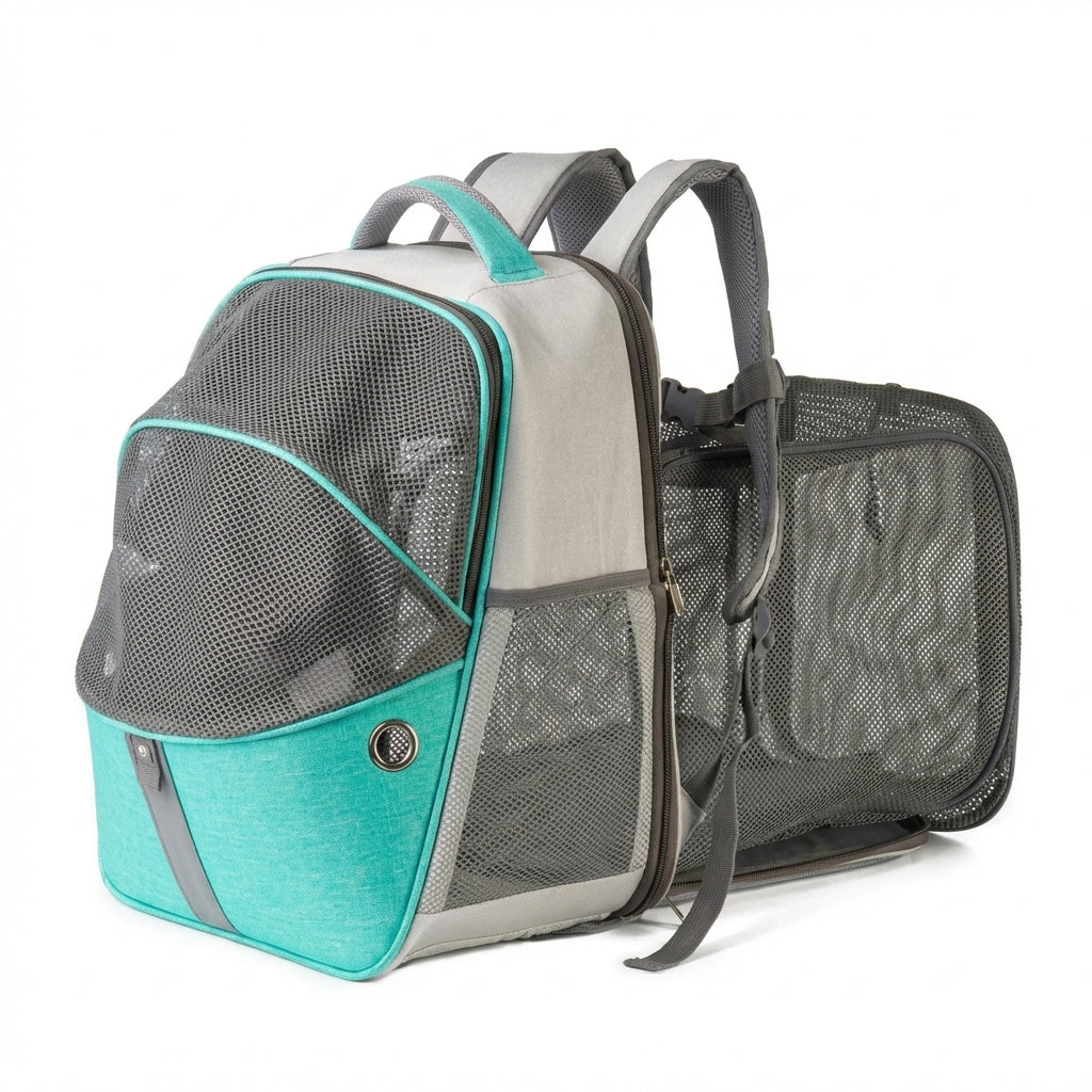 Foldable & Expandable Cat Carrier Backpack | Mesh Ventilation | 3 Colours