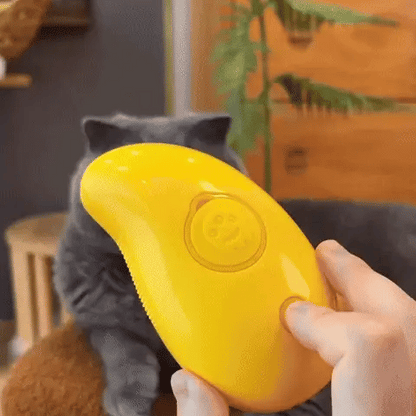 Steamy Cat Grooming Brush | Tangle-Free & Shedding Reduction | Steam-Enhanced | Gentle Massage Effect