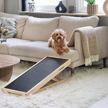 Adjustable Dog Ramp for Couch and Bed | 4 Heights, Non-Slip Rubber Surface