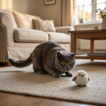 Interactive Bird Cat Toy with Flapping Wings | USB-C Rechargeable