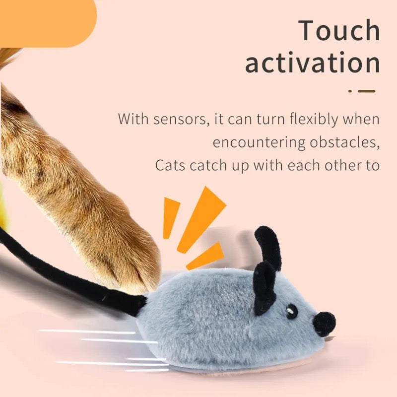 FastMouse Interactive Cat Toy | Realistic Movement | Triggers Hunting Instincts | Durable & Non-Toxic