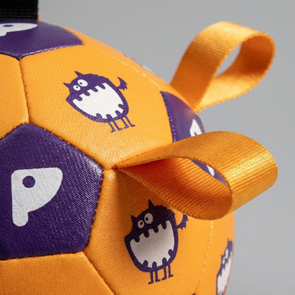 Interactive Dog Ball with Pull Straps | Fetch & Tug Toy | 15cm / 19cm