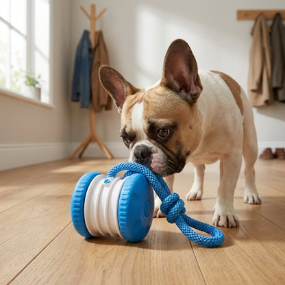 Interactive Dog Ball with Tug Rope | Self-Moving Motion Toy