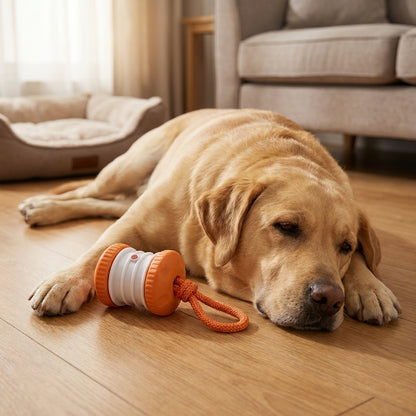 Interactive Dog Ball with Tug Rope | Self-Moving Motion Toy