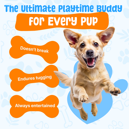 Durable Duck Dog Toy | Anxiety-Relief & Chew-Resistant | Squeaky Plush | Boredom Relief for All Breeds