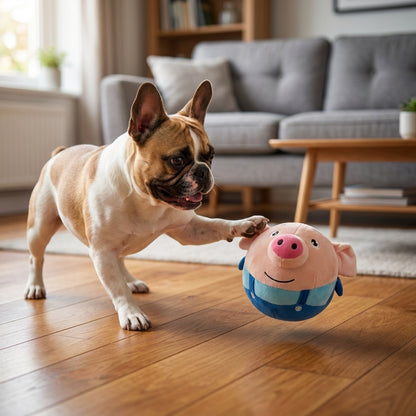 Interactive Motion-Activated Plush Dog Toy | USB Rechargeable | 15 cm