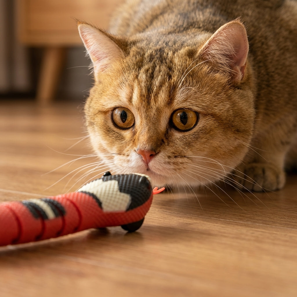 Interactive Snake Cat Toy | Motion-Activated | Electric
