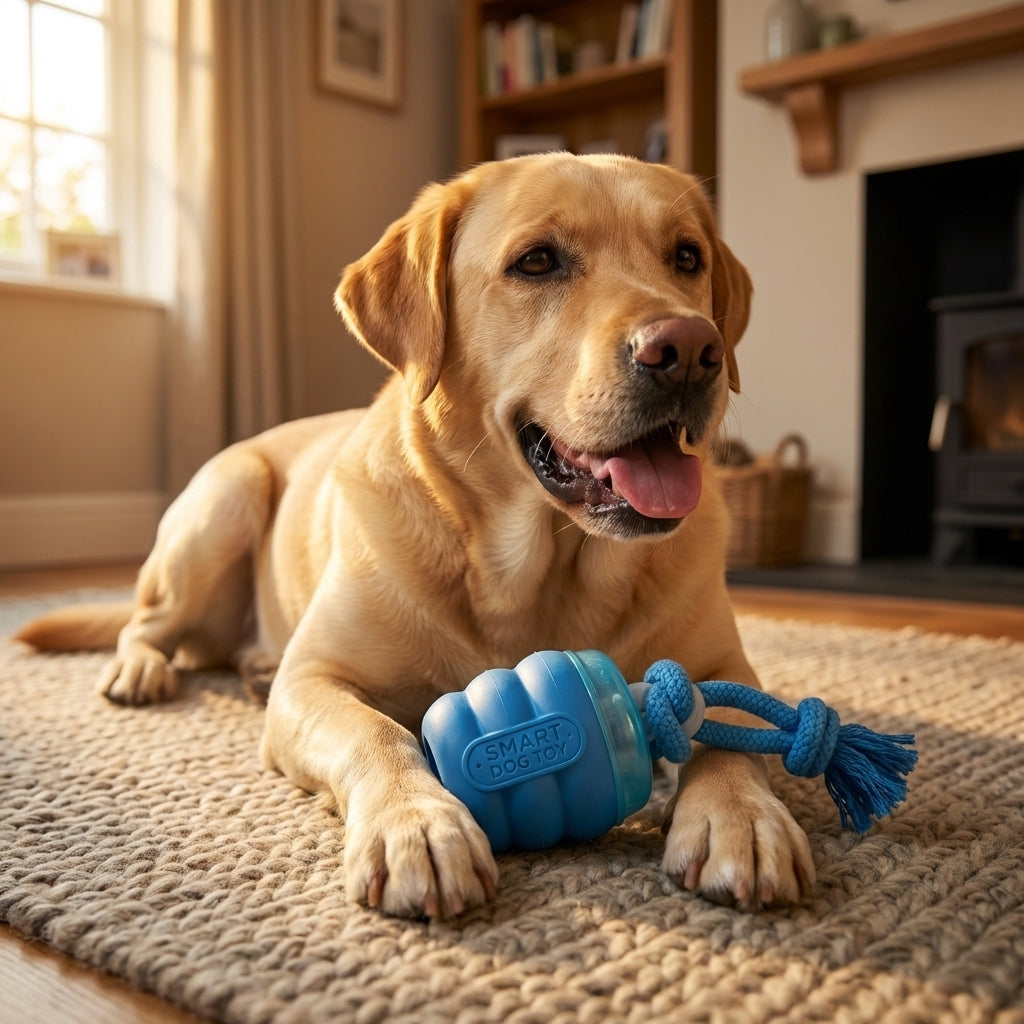 Interactive Spinning Tug Dog Toy | Motion-Sensor & USB Rechargeable