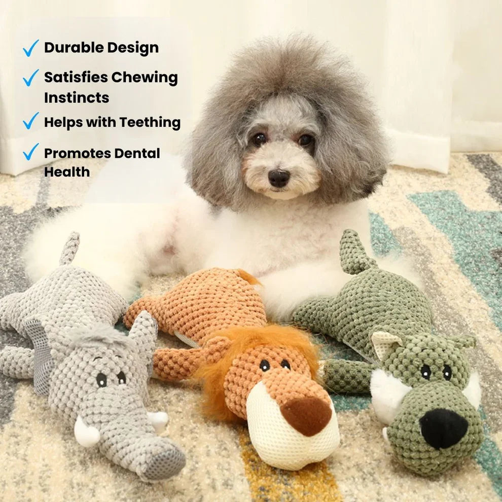 Heavy Duty Chew Toy for Dogs | Reinforced Stitching | Promotes Dental Health | Stress Relief for Tough Chewers