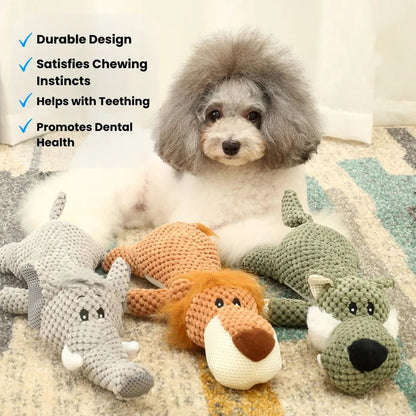 Heavy Duty Chew Toy for Dogs | Reinforced Stitching | Promotes Dental Health | Stress Relief for Tough Chewers