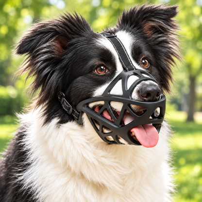 Basket Dog Muzzle | Open Cage, Adjustable Straps, S to XL