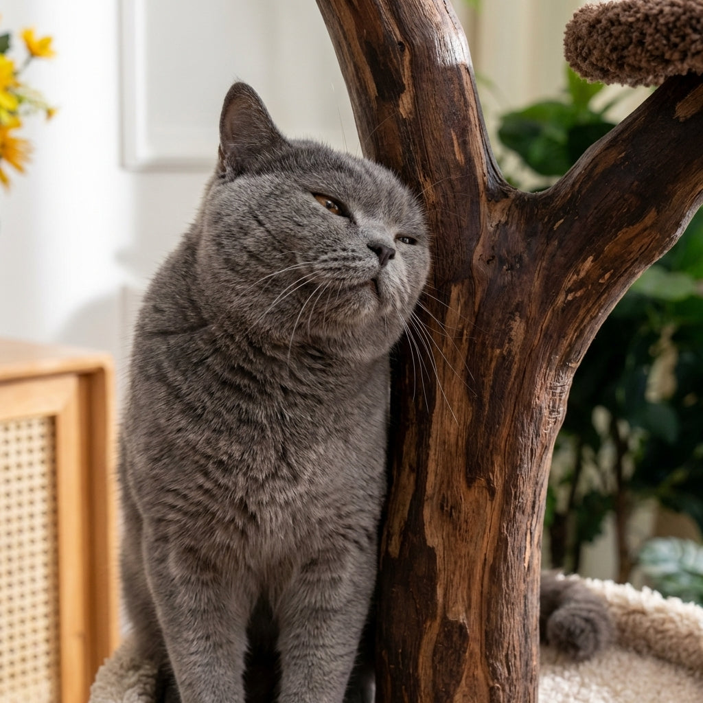 Multi-Level Cat Tree with Climbing Platforms & Hideaway | Solid Wood | 3 Sizes