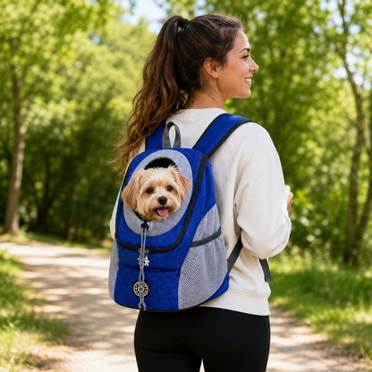 Pet Carrier Backpack, Head-Out | Mesh Sides, Up to 24 lb, 3 Sizes