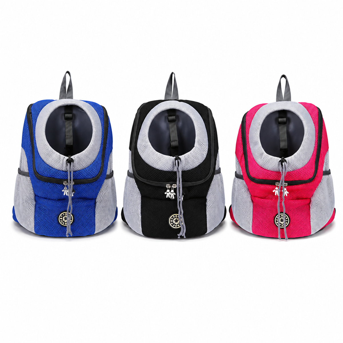 Pet Carrier Backpack, Head-Out | Mesh Sides, Up to 24 lb, 3 Sizes