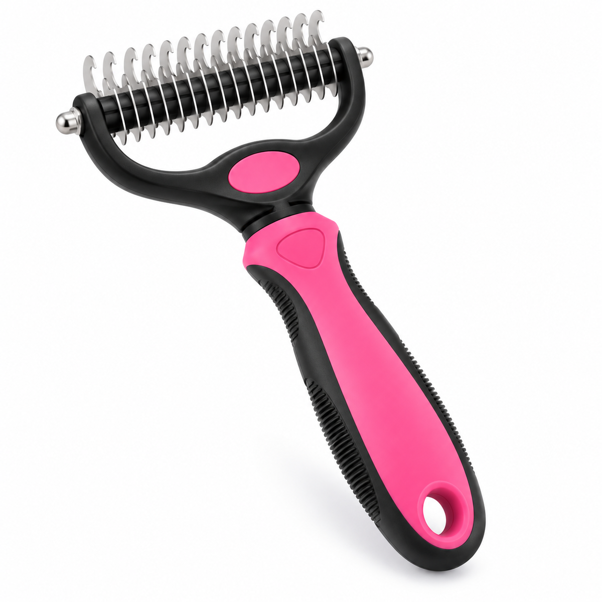 Dematting Comb for Dogs and Cats | Dual-Sided Undercoat Rake, 2 Sizes